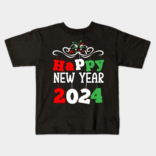 Happy New Year 2024 Kids T-Shirt